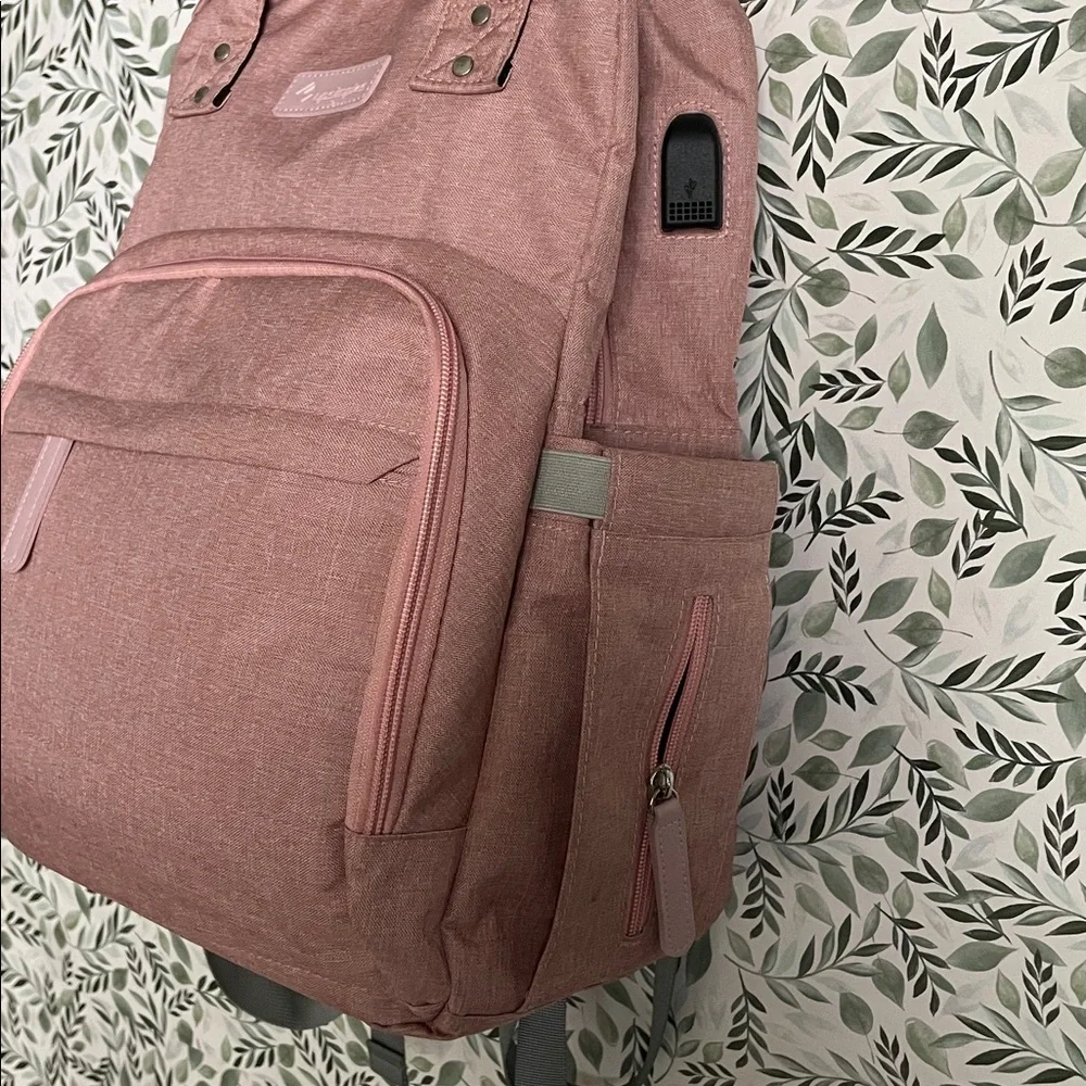 Stylish Pink Backpack - Picture 3 of 13